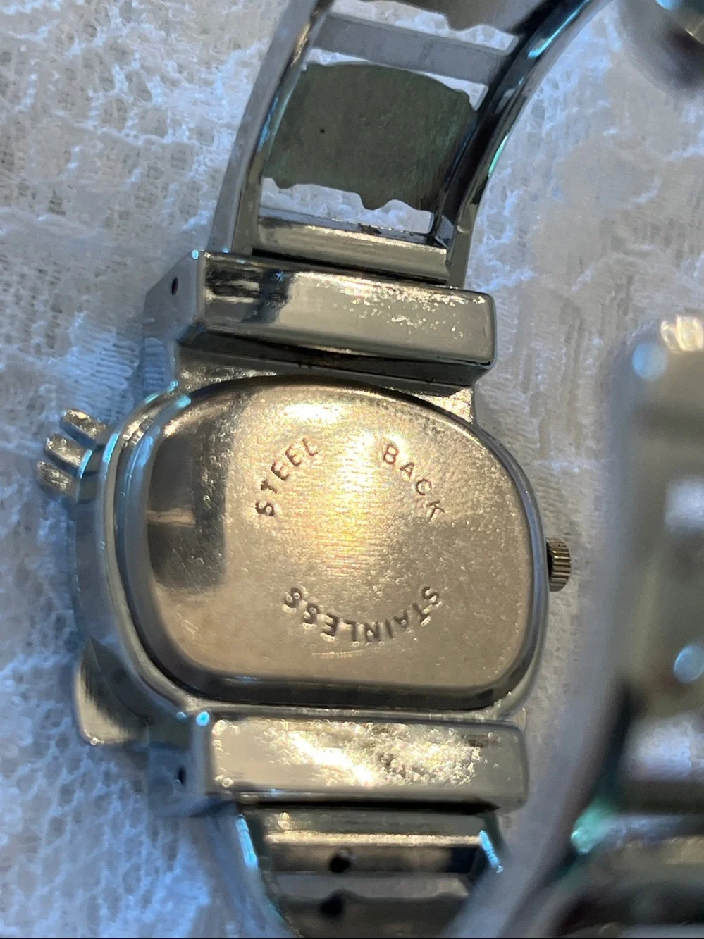 Hello Kitty Silver Crystal Accent Bangle Watch